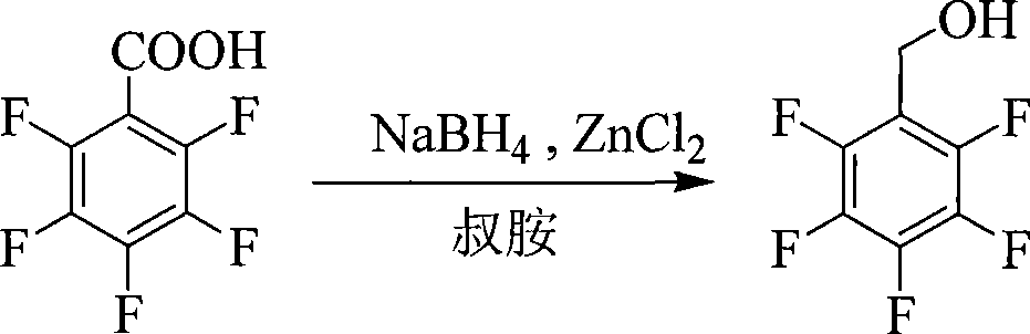 Preparation of 2,3,4,5,6-pentafluorobenzyl alcohol