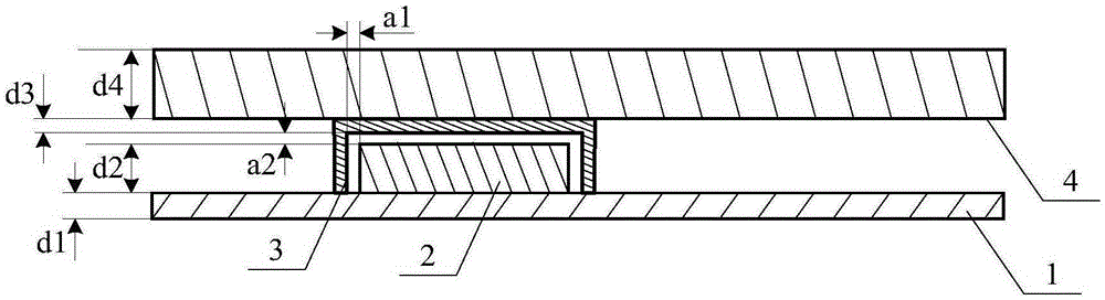 Front shell component and metal front shell structure of electronic equipment