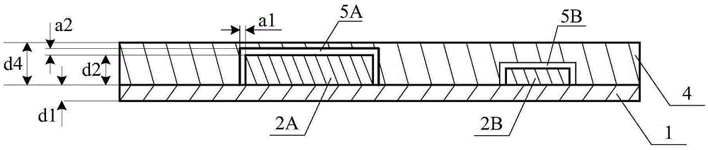 Front shell component and metal front shell structure of electronic equipment