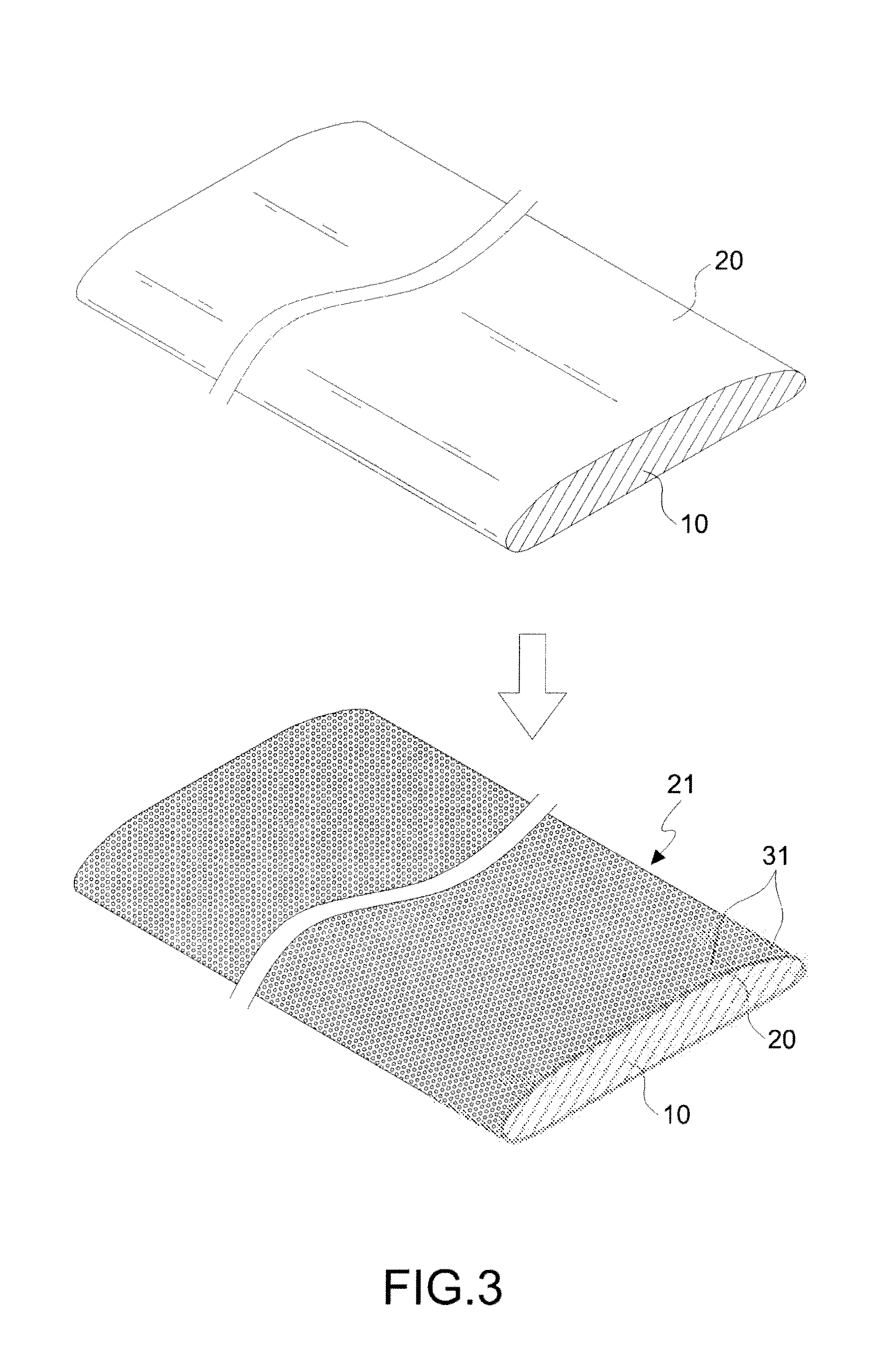 Method of reducing the object-traveling resistance