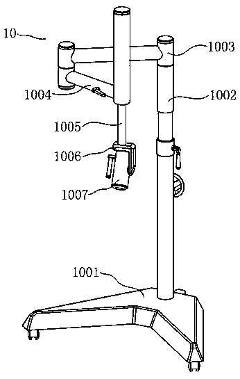 Magnetic control equipment with booster arm