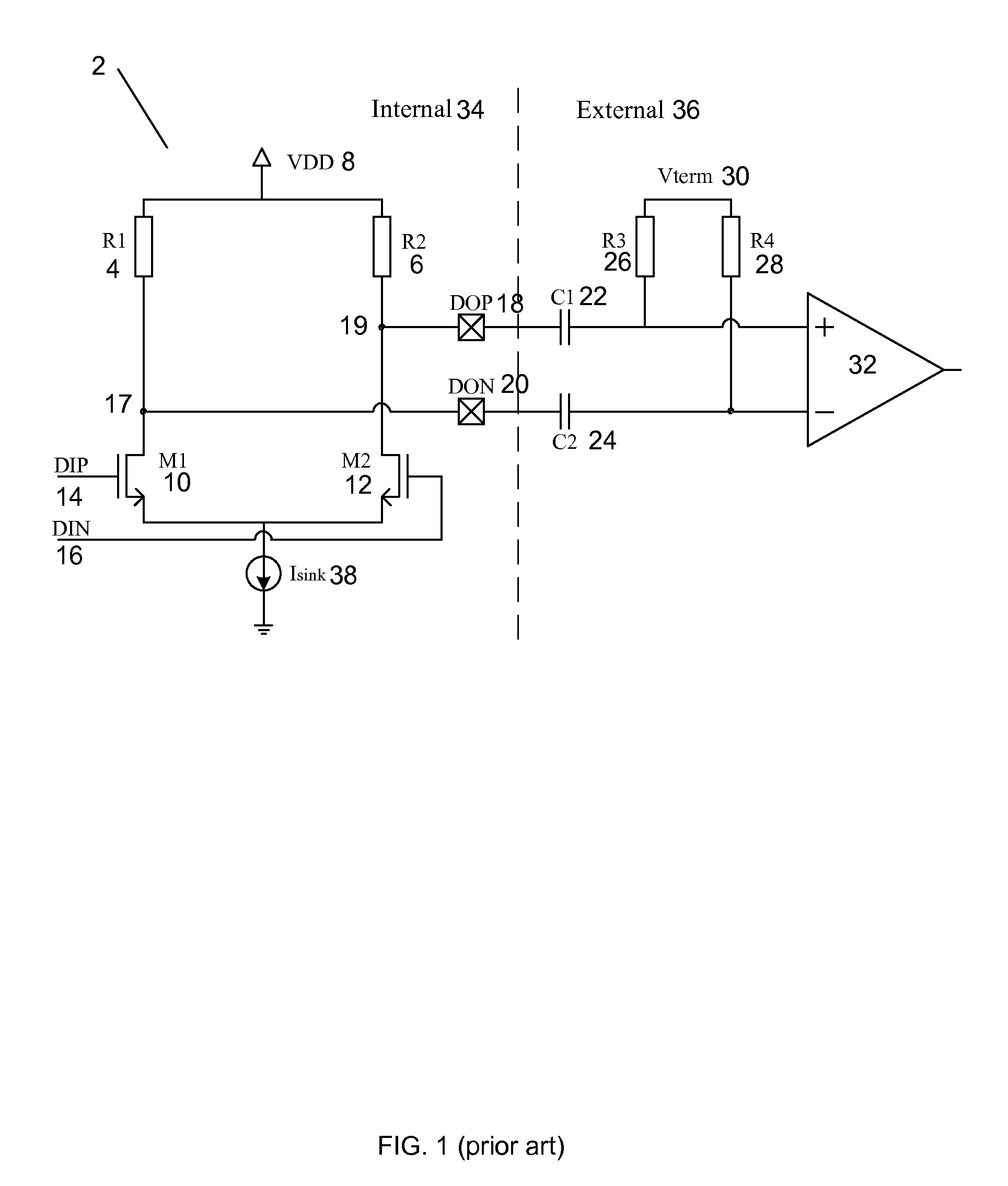 Low Supply Voltage, Large Output Swing, Source-Terminated Output Driver for High Speed AC-coupled Double-Termination Serial Links