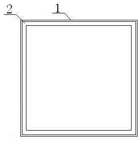 Top plate of concentrating solar module