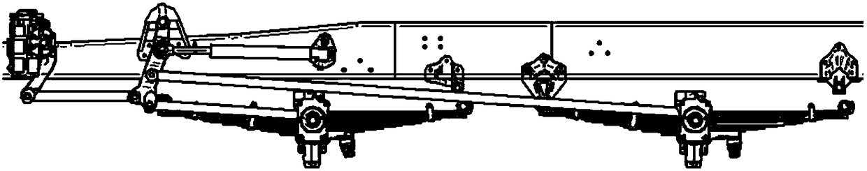 A double front axle vehicle steering system