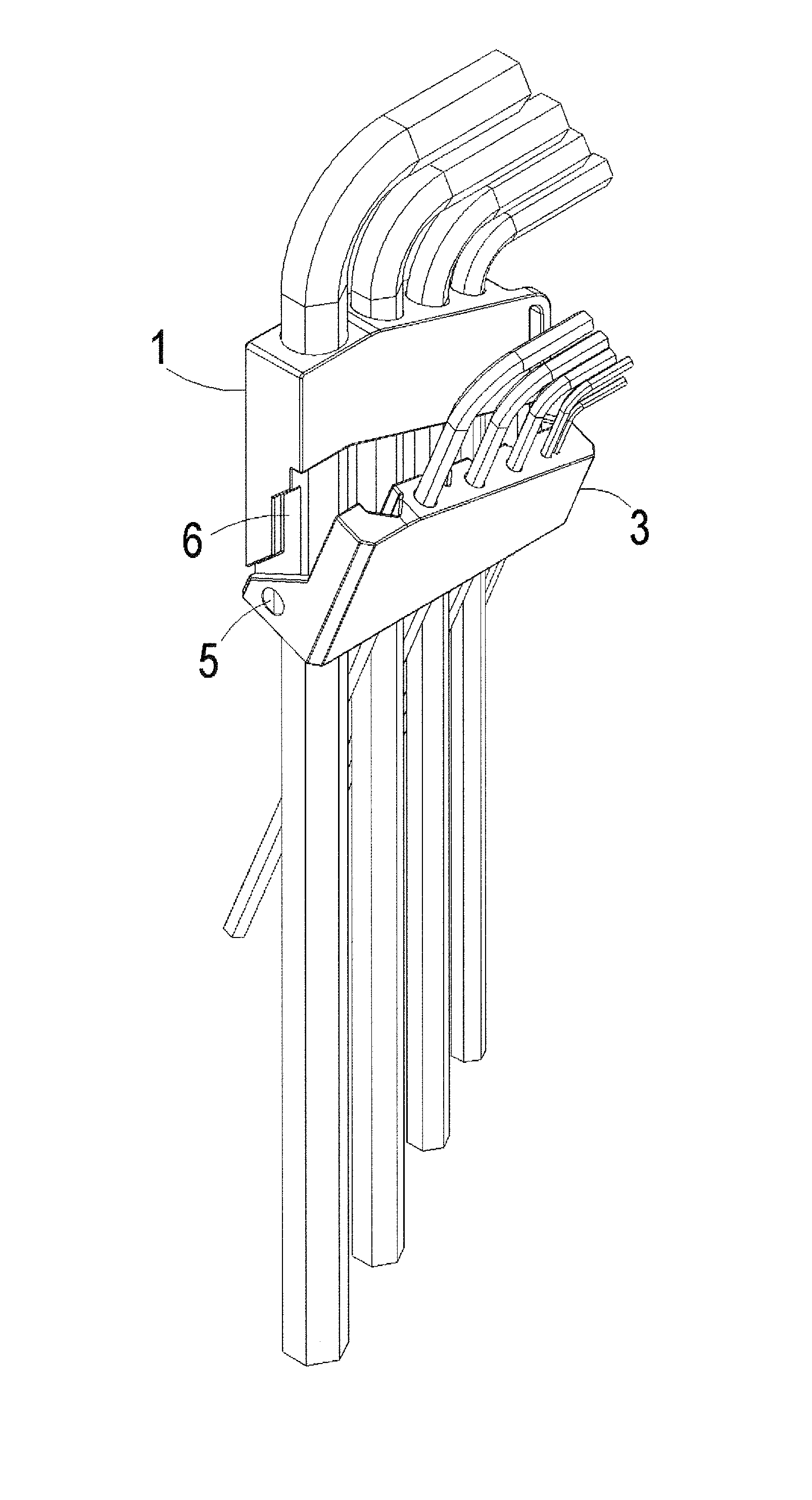 Structure of Tool Holding Sheath Cross Reference To Related Application
