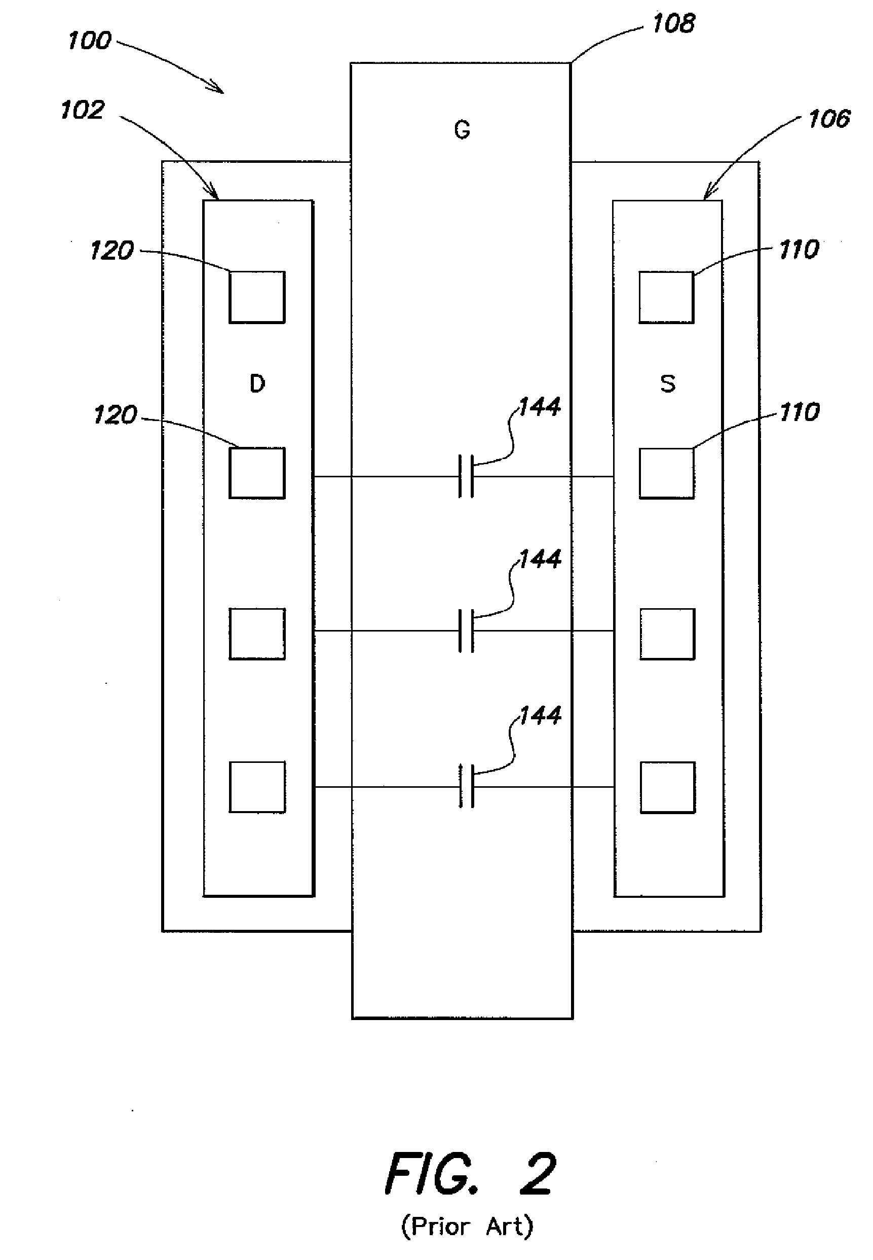 Methods and apparatus for reducing coupling in a mos device