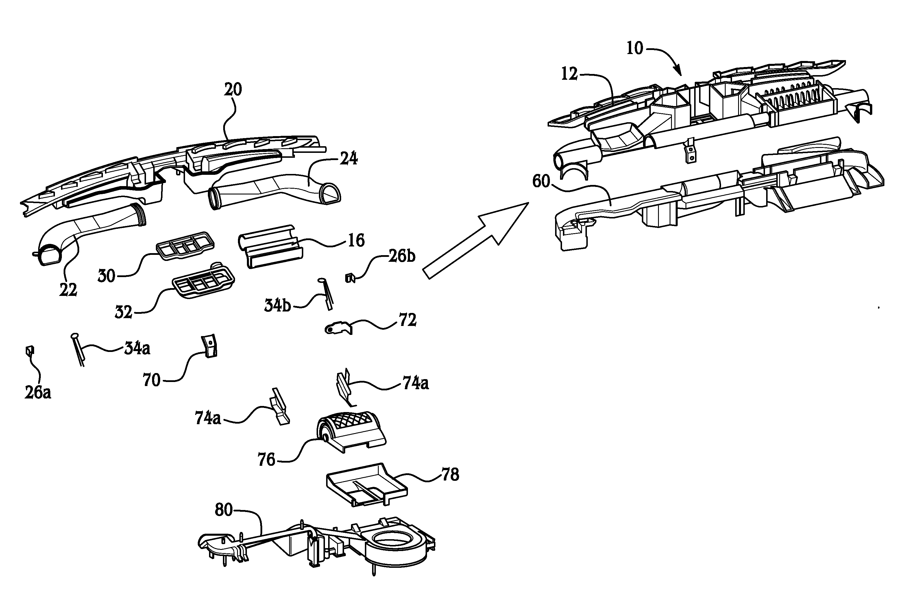 Integrated structural member for a vehicle and method of making