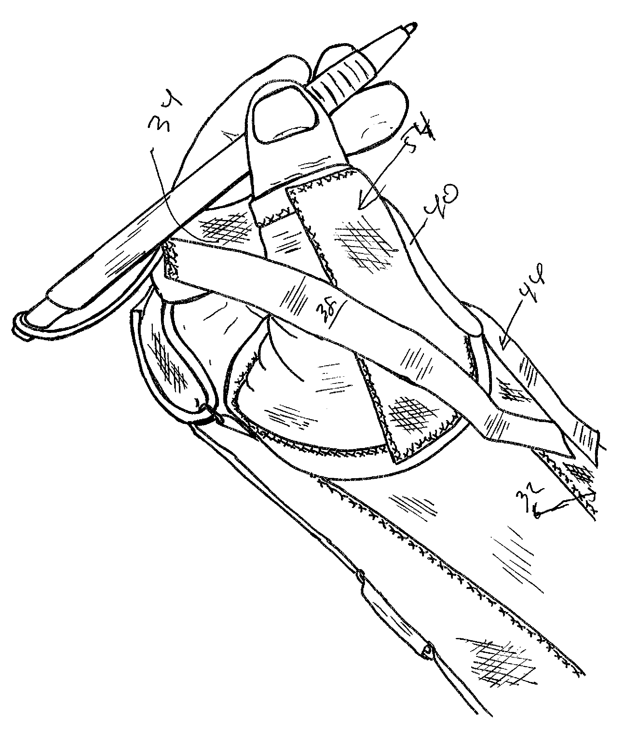 Digit-supporting therapeutic device for the hand