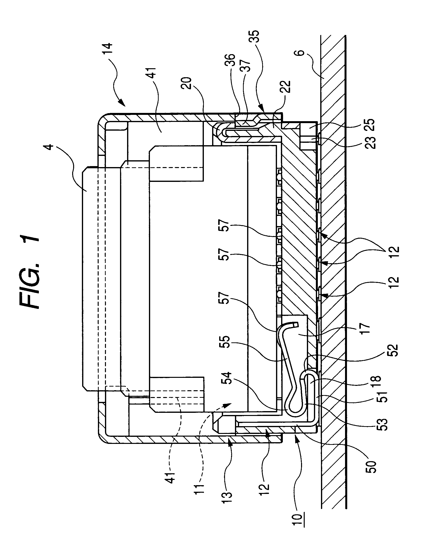 Electronic part-mounting socket