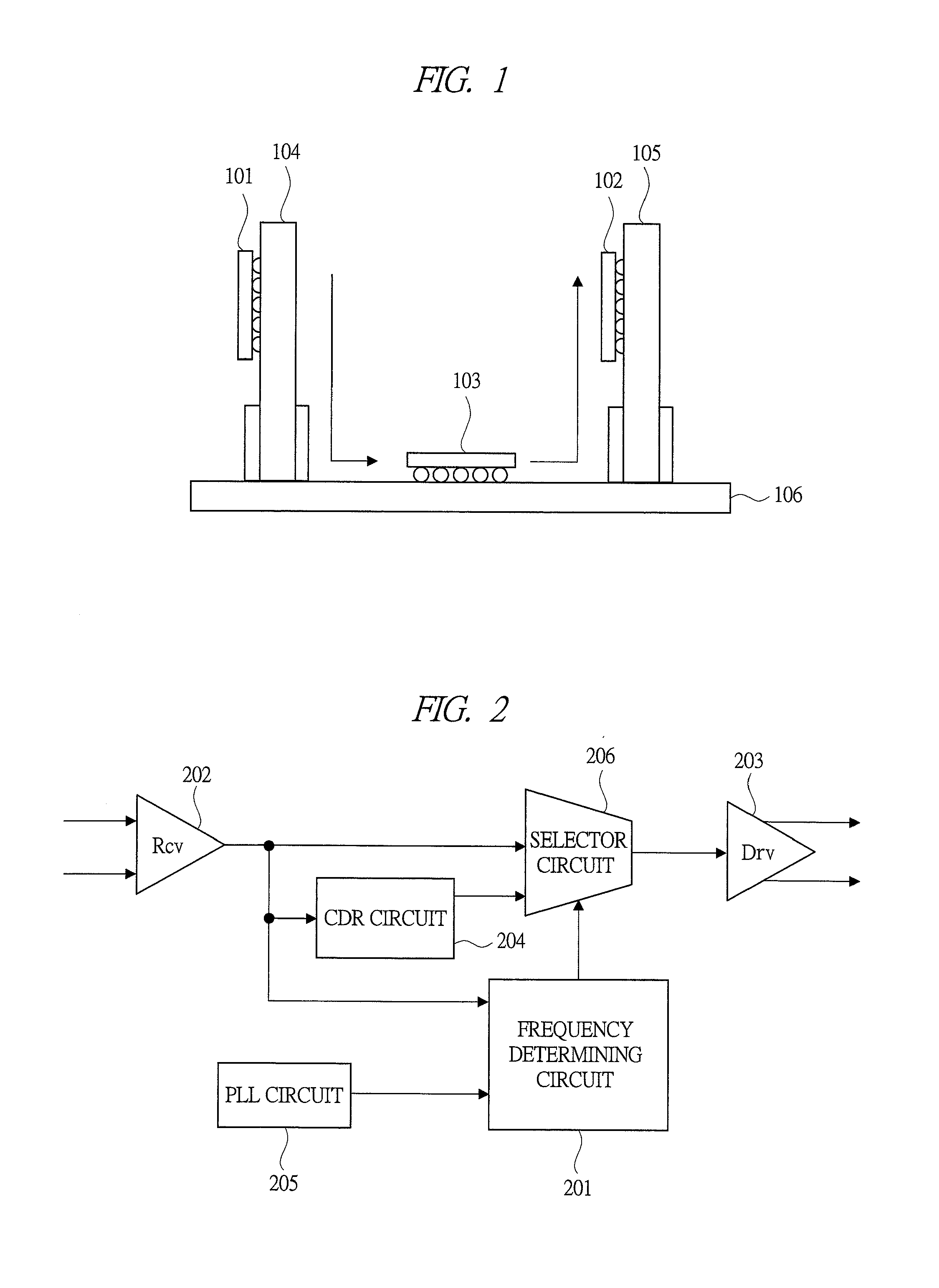 Frequency determining circuit and semiconductor device