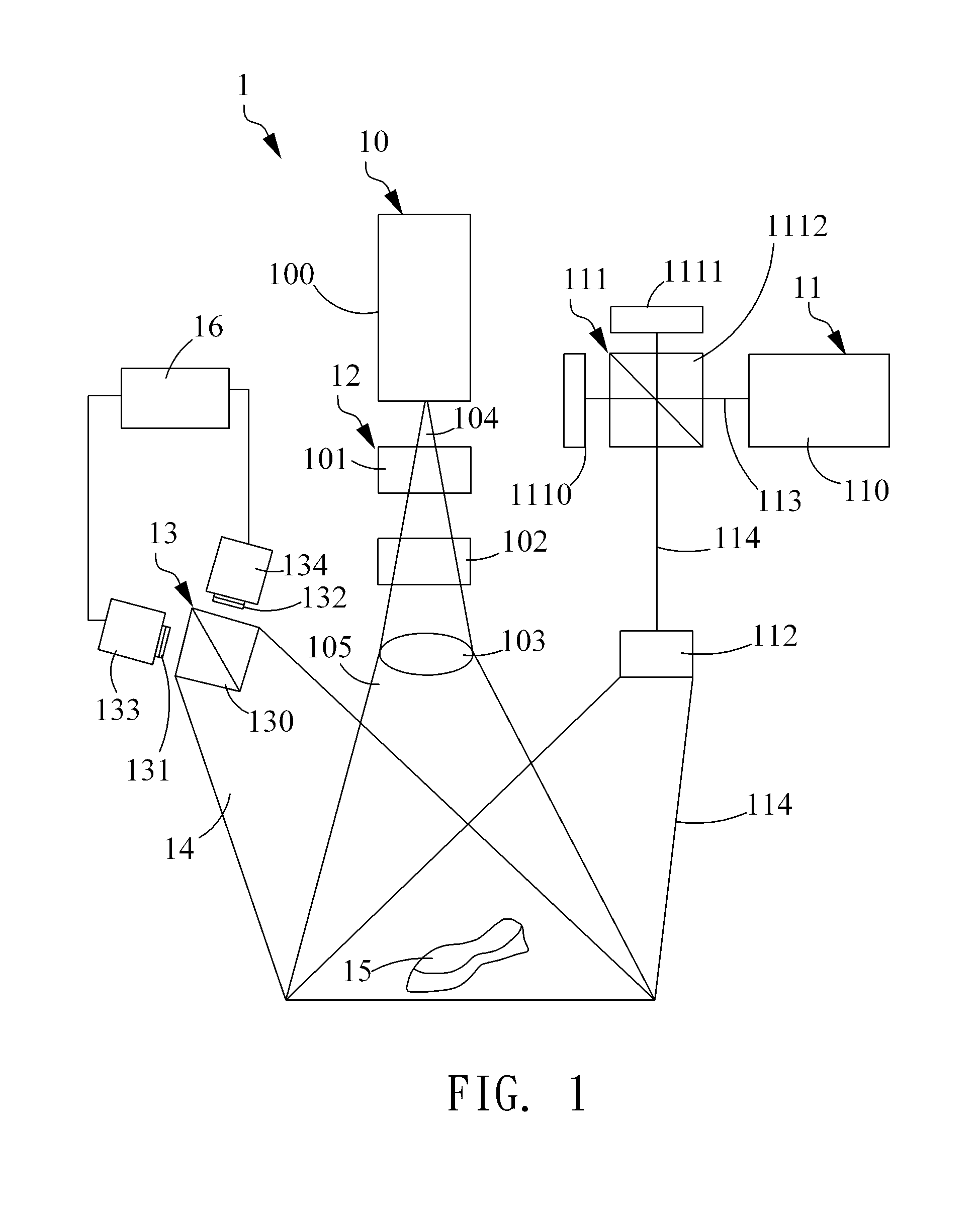 Measuring apparatus for three-dimensional profilometry and method thereof