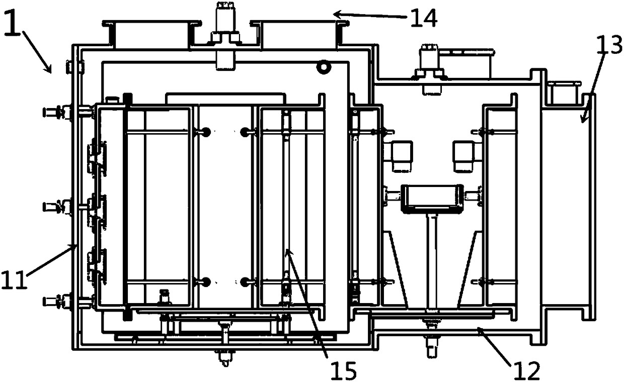 Parallel circumferential direction continuous type plasma coating device