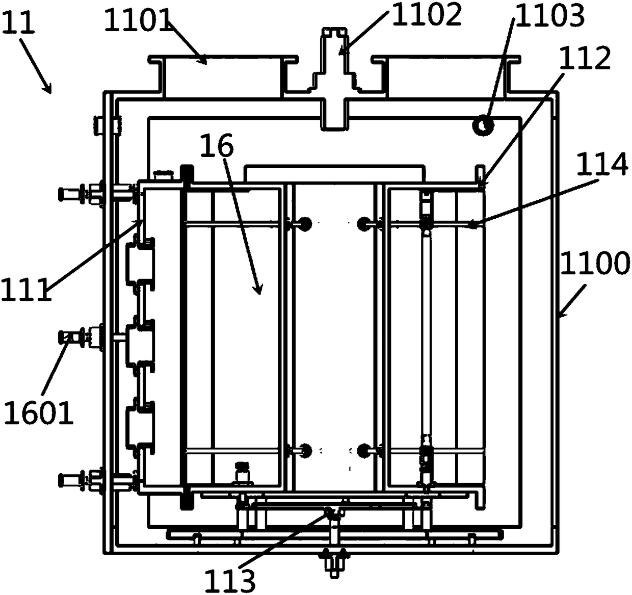 Parallel circumferential direction continuous type plasma coating device