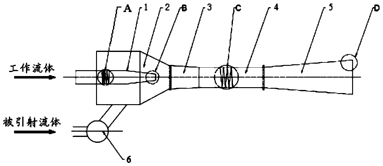 A device for adjusting basic state parameters of working fluid