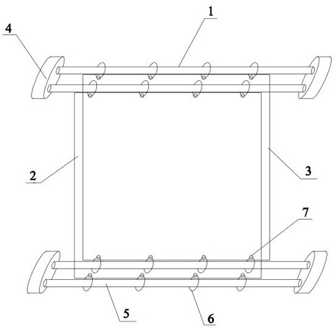 Processing method of classroom curtain structure with functions of mosquito killing, purification and heat insulation