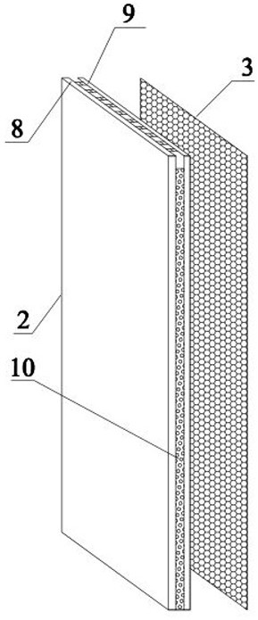 Processing method of classroom curtain structure with functions of mosquito killing, purification and heat insulation