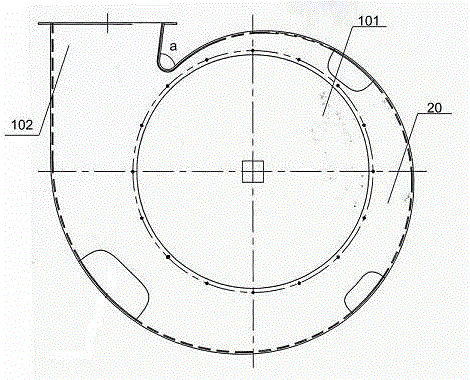 High-power TLGF-HY-55-II material air blower