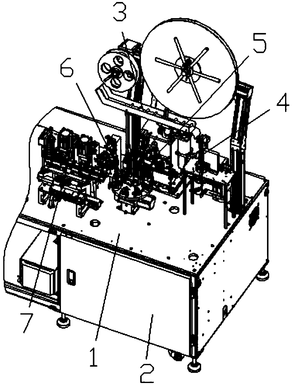 A connector terminal bending insertion machine