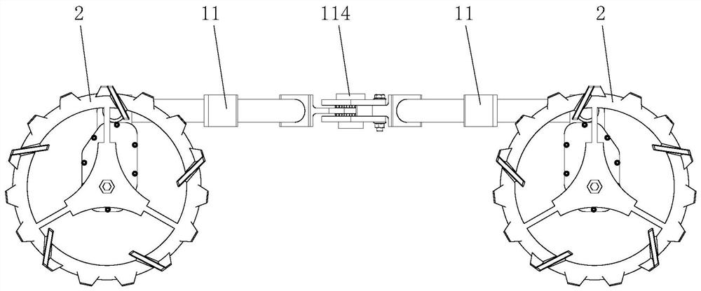 Steering method for an articulated four-wheel drive chassis