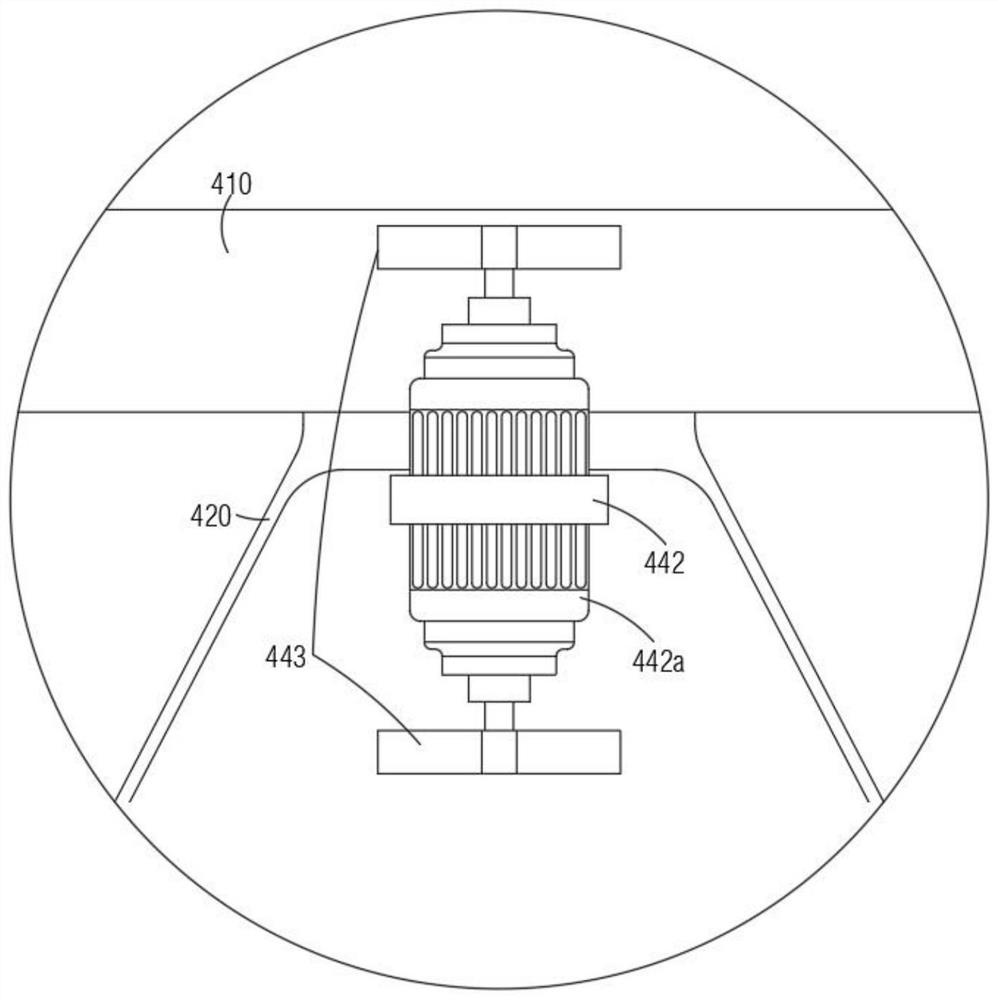 Oscillation magnetic separation device and method for flow type pre-sample treatment instrument