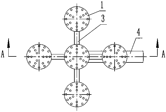 Inlet ore pulp uniform distribution device