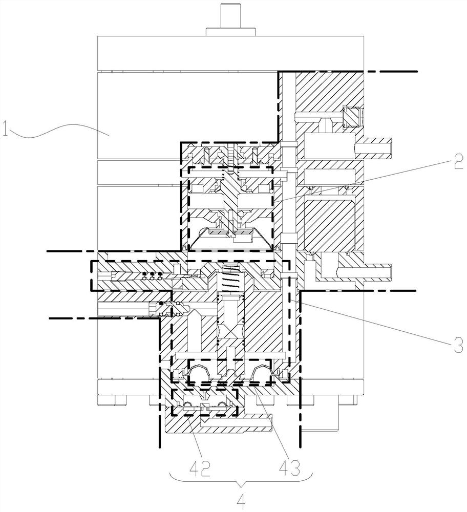 Full-automatic pneumatic control device