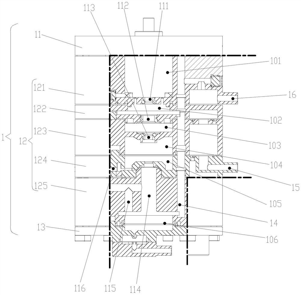 Full-automatic pneumatic control device