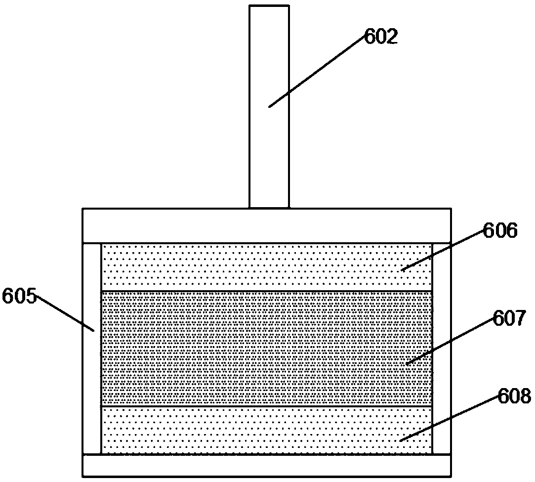 Buried sanitary sewage processing device