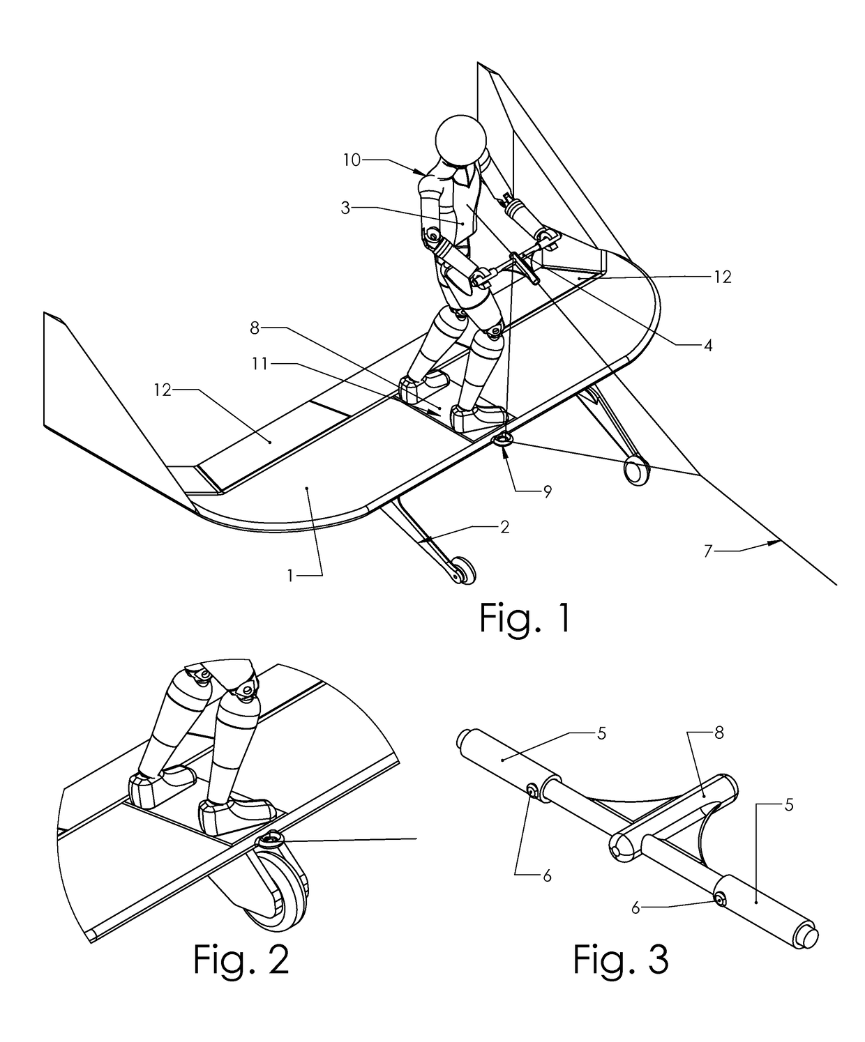 System for airboarding behind an aircraft