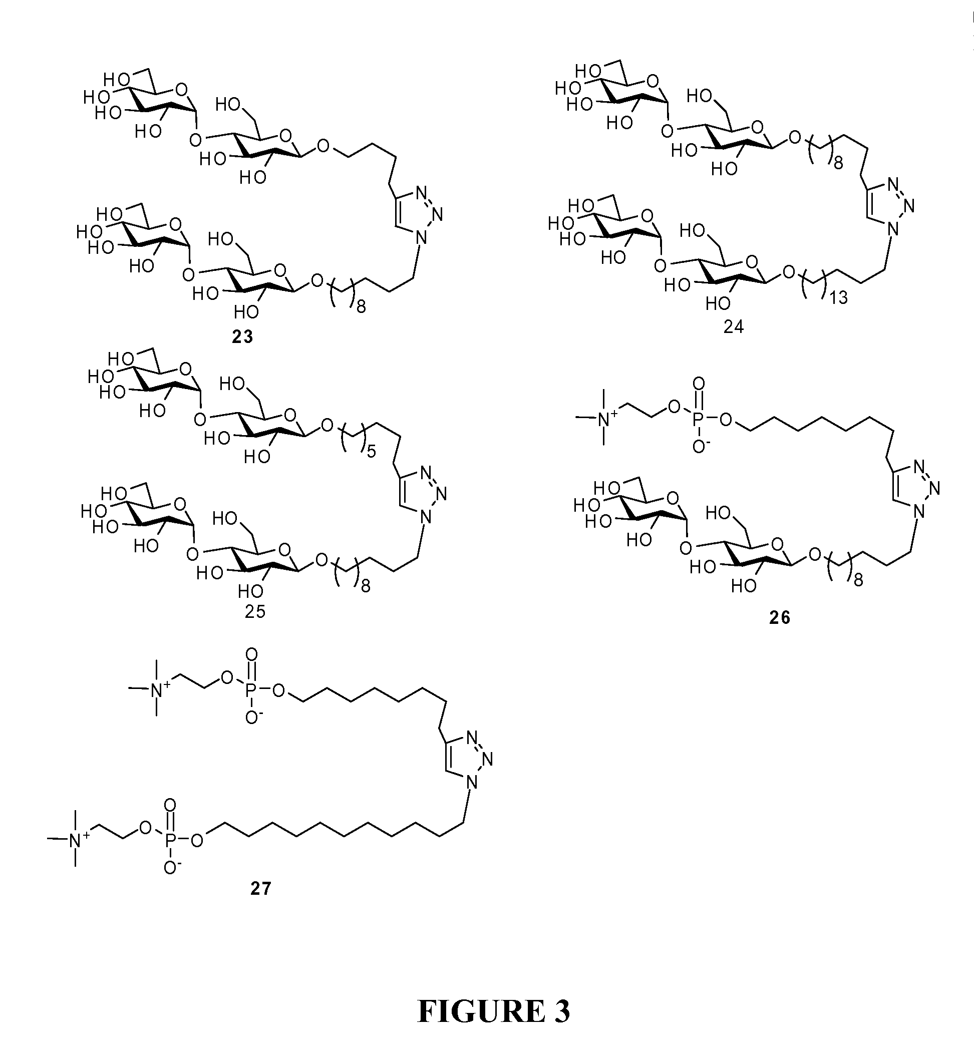 Maltoside and Phosphocholine Derivatives, Uses thereof and Methods of Preparing Artificial Lipid Structures Thereof