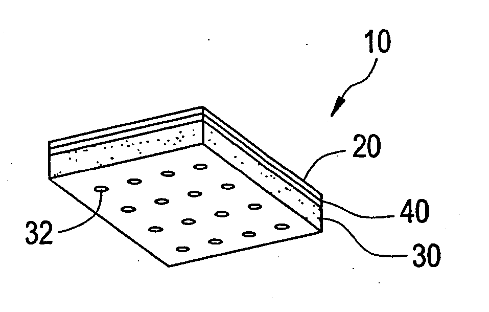 Porous processing carrier for flexible substrates