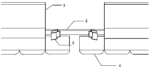 Medium-low-speed maglev train gap detection method based on image processing