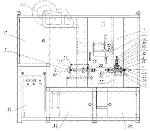 Automatic brazing device of iron core of electromagnetic valve