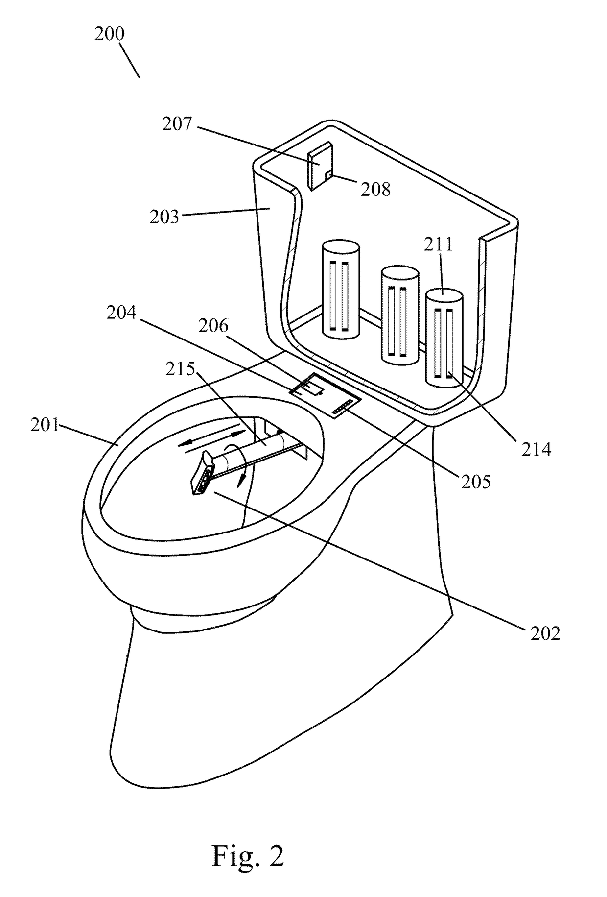 Intelligent dispensing toilet bidet system