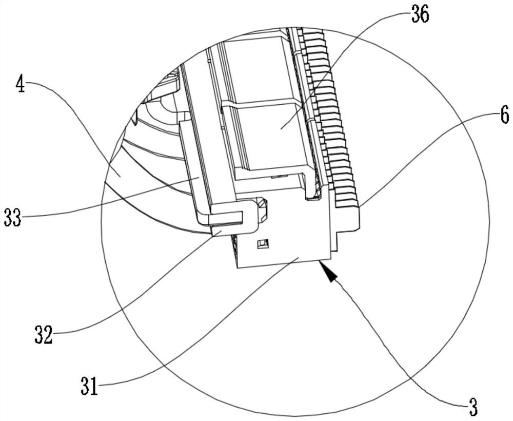 Connection structure of galvanic pile and fuel cell CVM controller and galvanic pile assembly