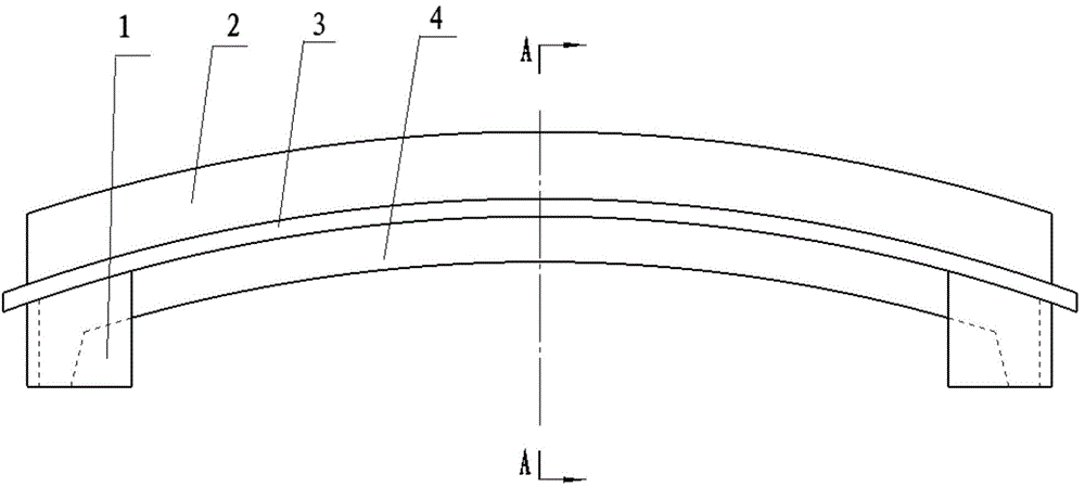 Integral bridge and bridge material