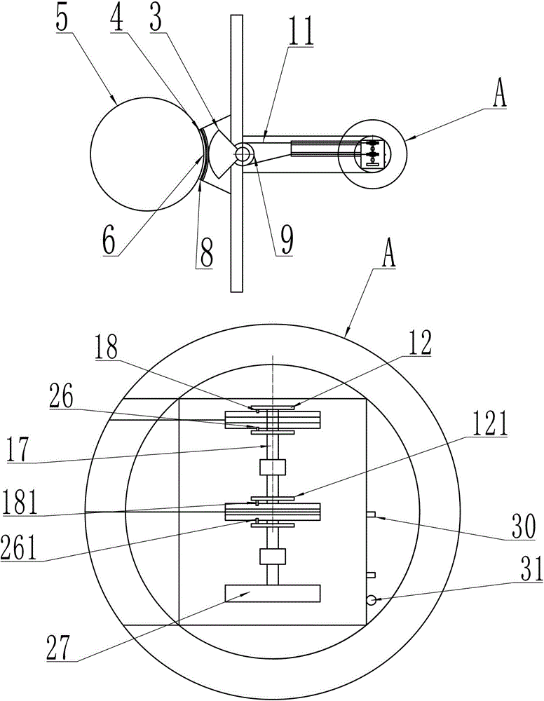 An anti-jamming basketball stand