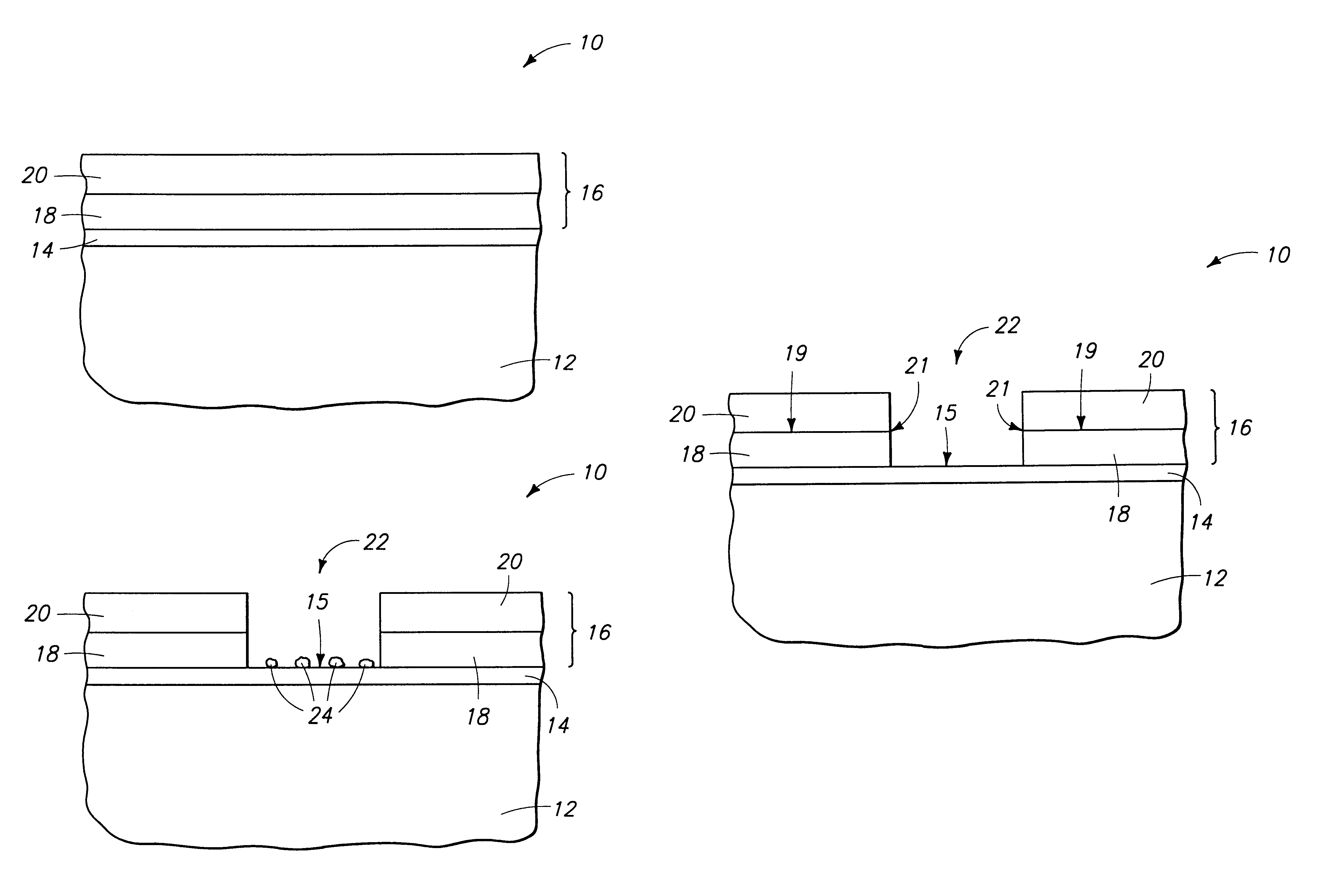Methods of cleaning surfaces of copper-containing materials, and methods of forming openings to copper-containing substrates