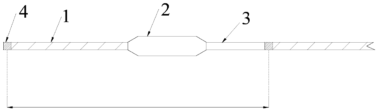 Special-shaped tin-coated copper strip and preparation method thereof