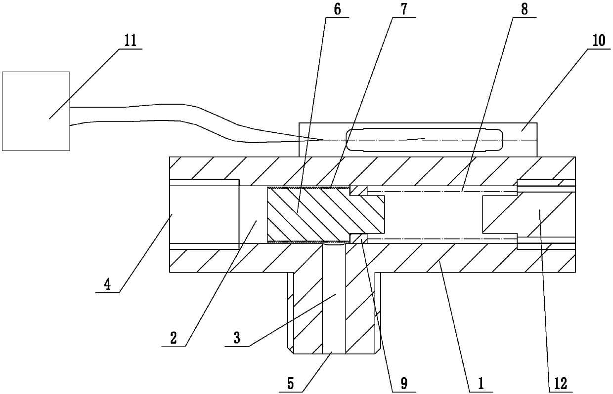 Lubricating point terminal detection device and lubricating system