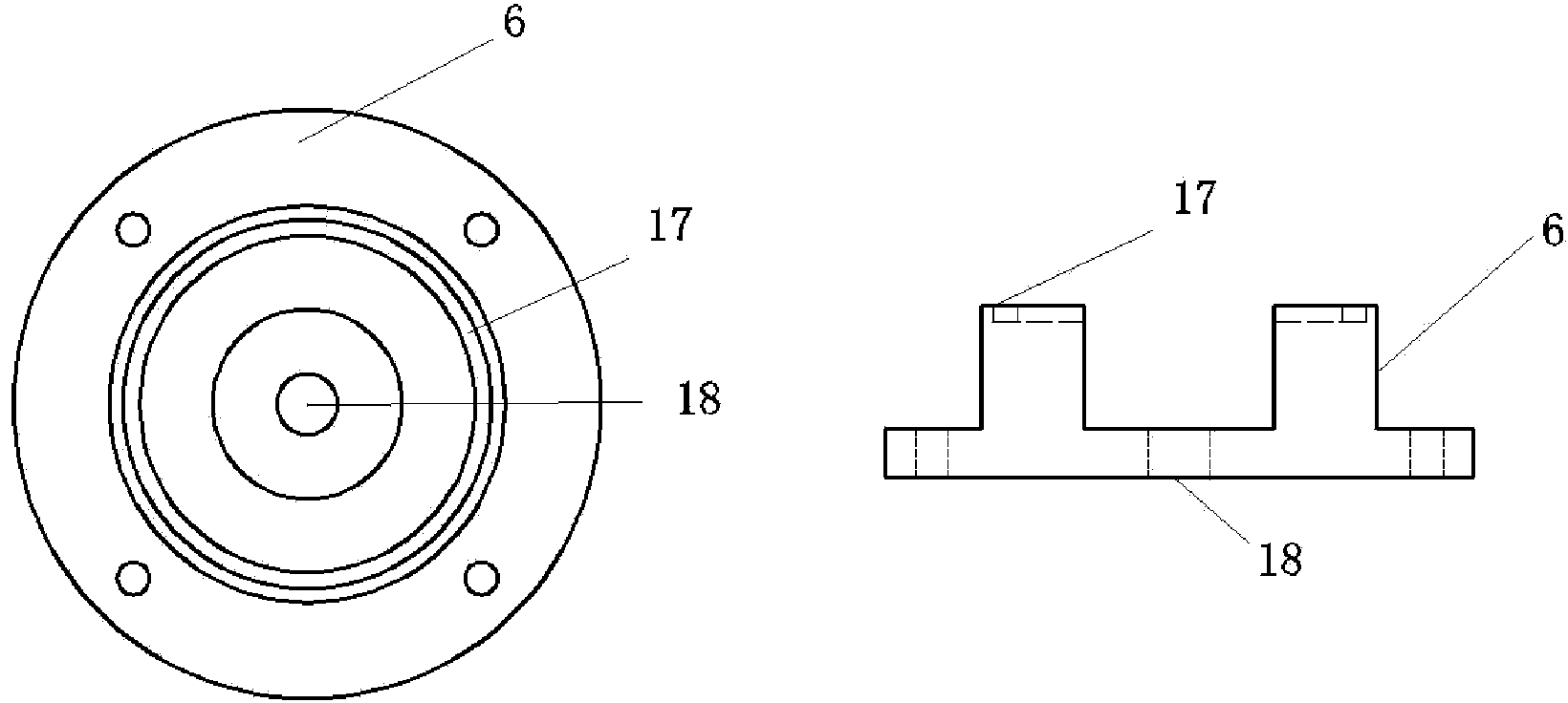 Composite corrugated pipe forming device based on electromagnetic forming