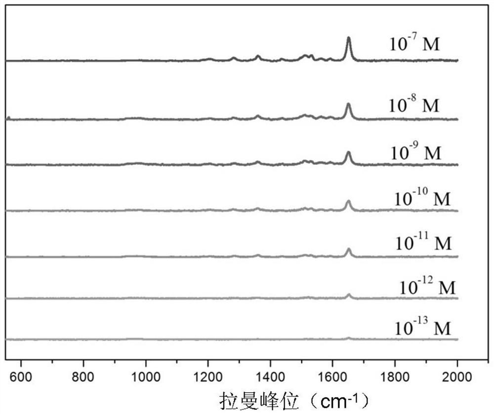 A method for rapid detection of trace uranyl ions in water environment based on SERS technology