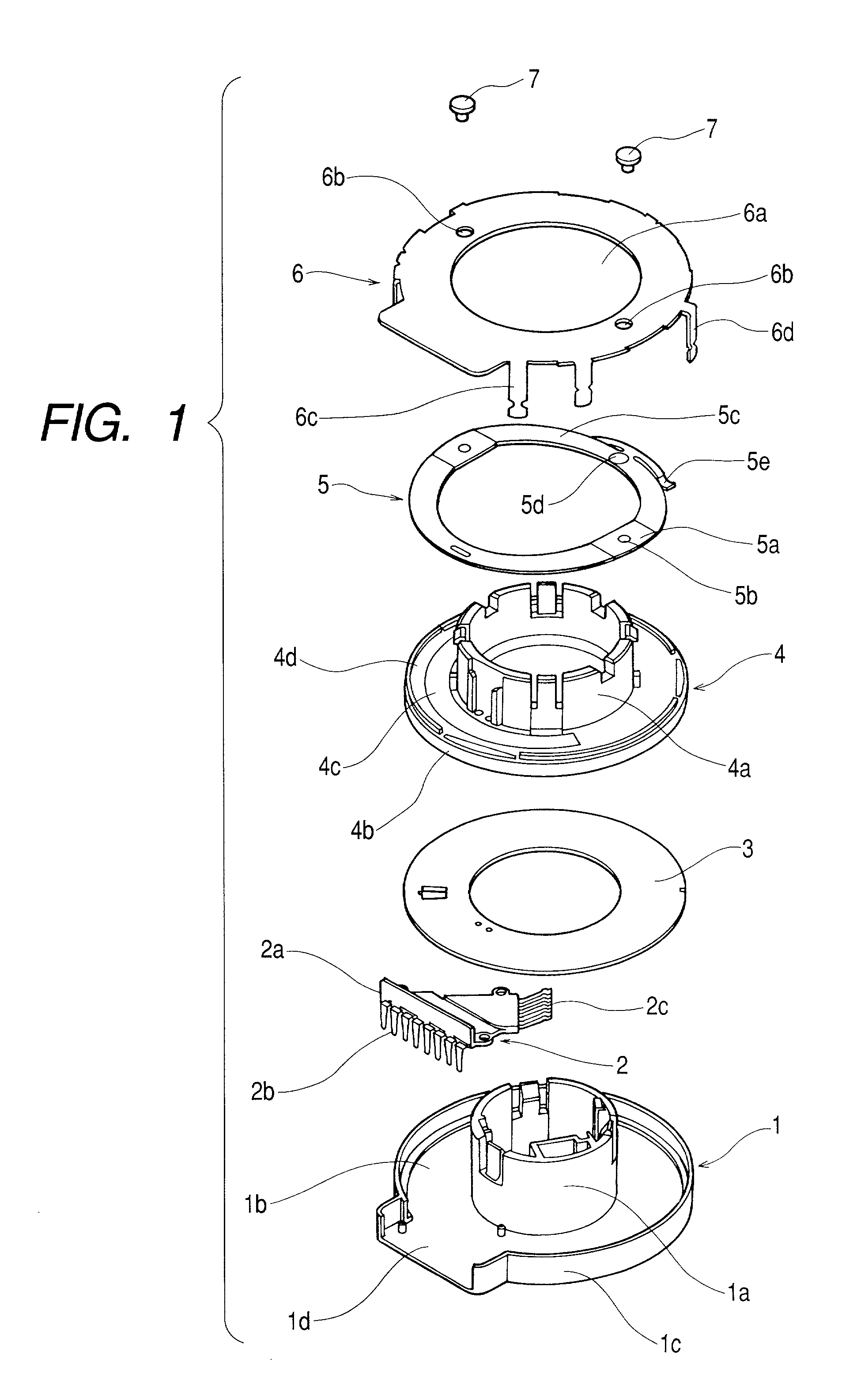 Rotary switch having click mechanism