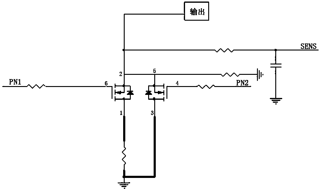 A Method of Realizing Output Current Detection Using Mosfet Tube Internal Resistance