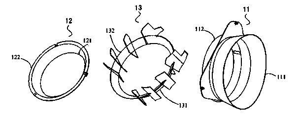 Vertical air-conditioner air supply device with airflow distribution components