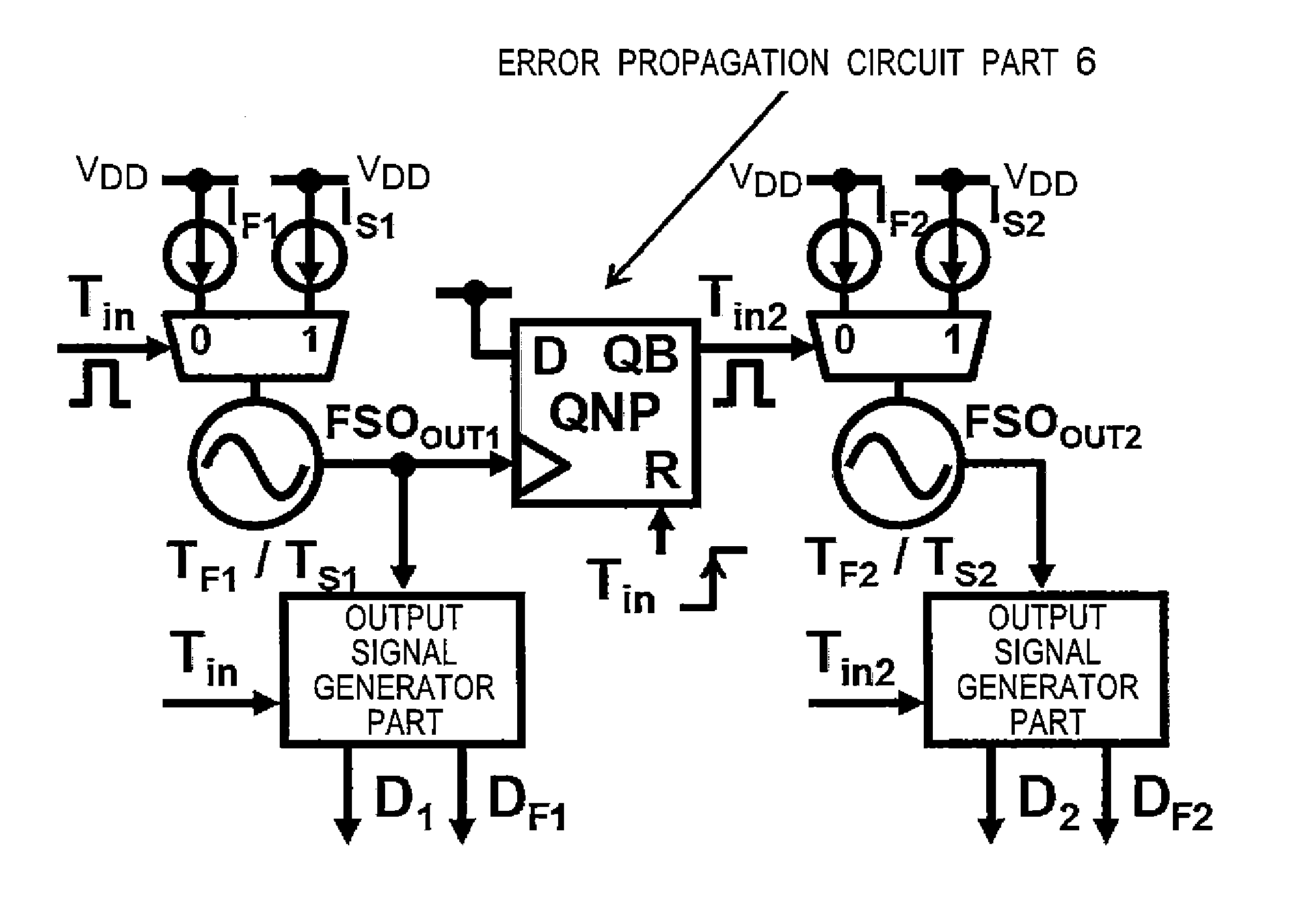 Td converter and ad converter with no operational amplifier and no switched capacitor