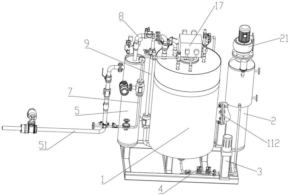 Water gas production system, production process and control method