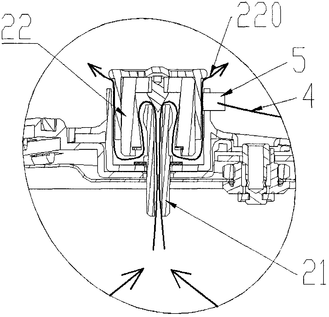 Novel measuring and controlling device of electric pressure cooker