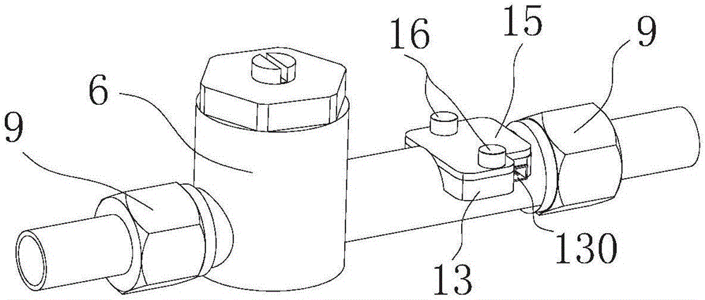 Monitoring system capable of detecting gas leakage of pipelines on sickroom equipment belts