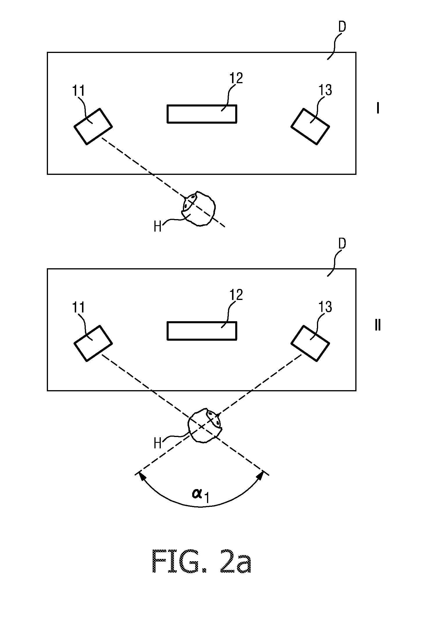 Method of and system for determining a head-motion/gaze relationship for a user, and an interactive display system